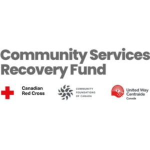 Community Services Recovery Fund in grey lettering against a white background