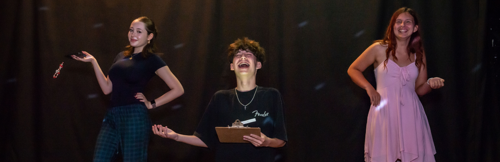 Participants of the Teen Creators Unit perform on stage