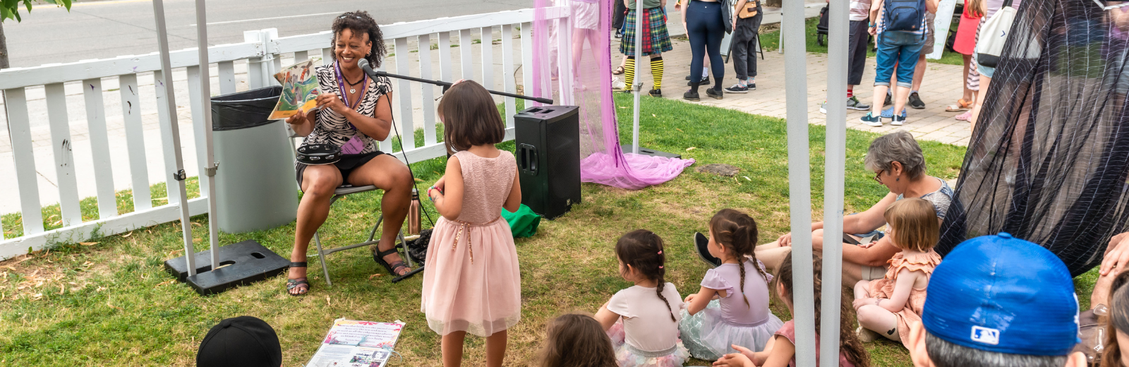 Story time at the KidsFest Club